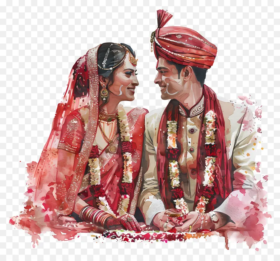 Индуистской свадьбы，Традиционная индийская свадьба PNG
