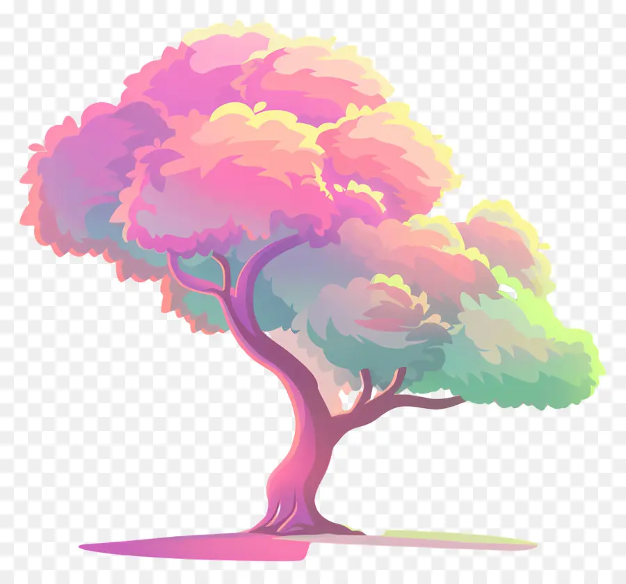 Дерево，розовое дерево PNG