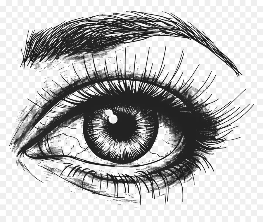 открытый глаз，Eye Anatomy PNG