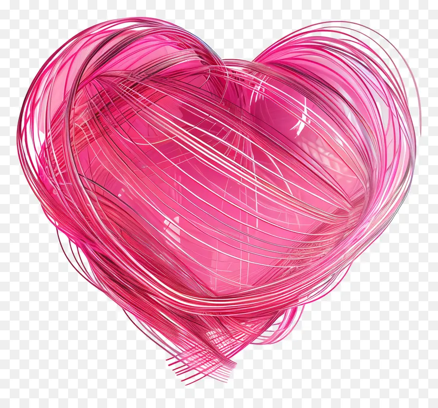 розовое сердце，Heartshaped PNG