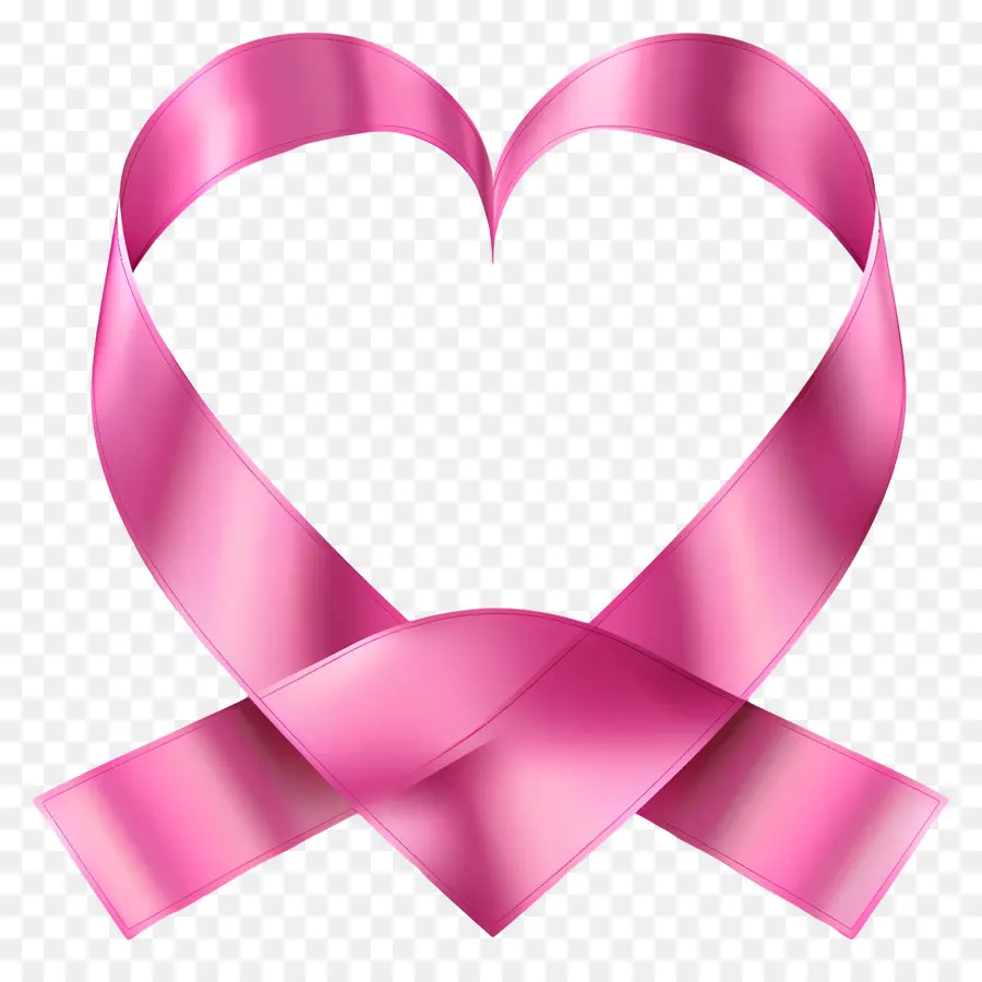 розовое сердце，Осведомленности рака молочной железы PNG