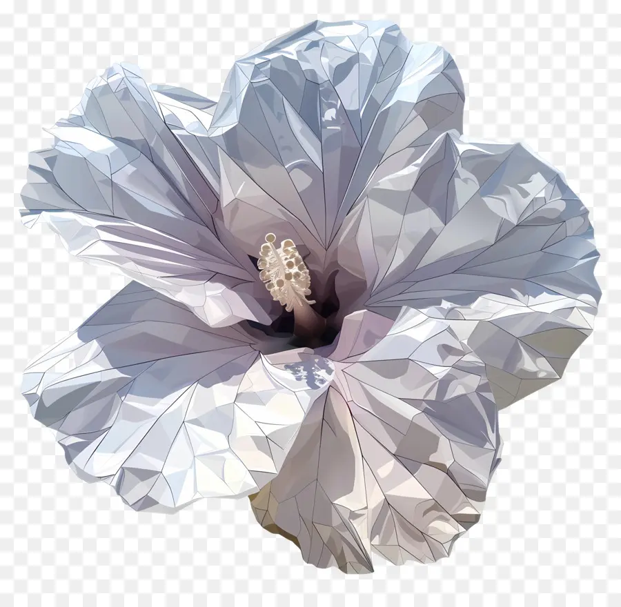 цифровой цветок，цветок гибискуса PNG