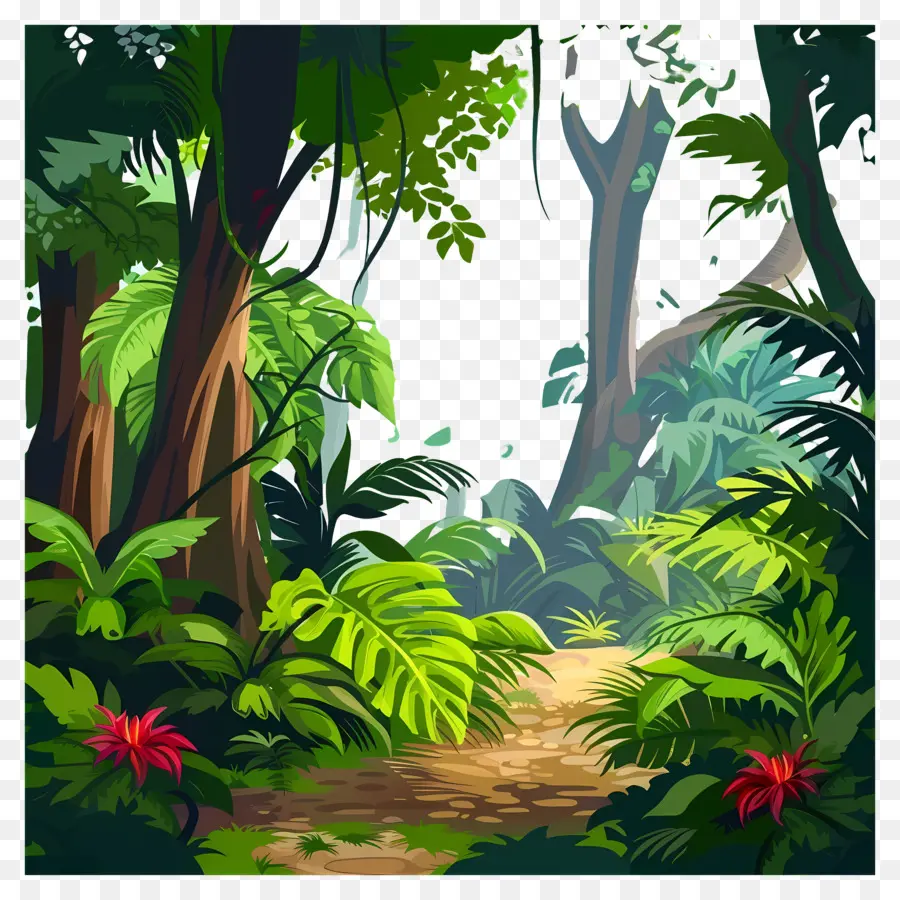 фон джунглей，джунгли PNG
