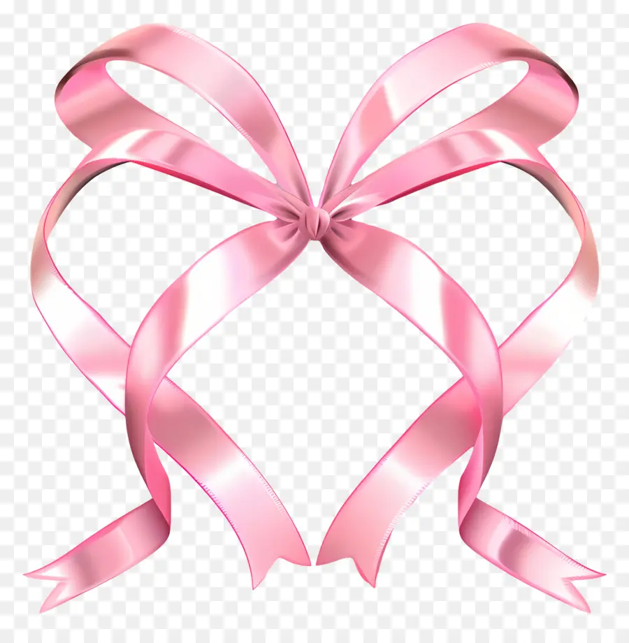 розовое сердце，розовый лук PNG