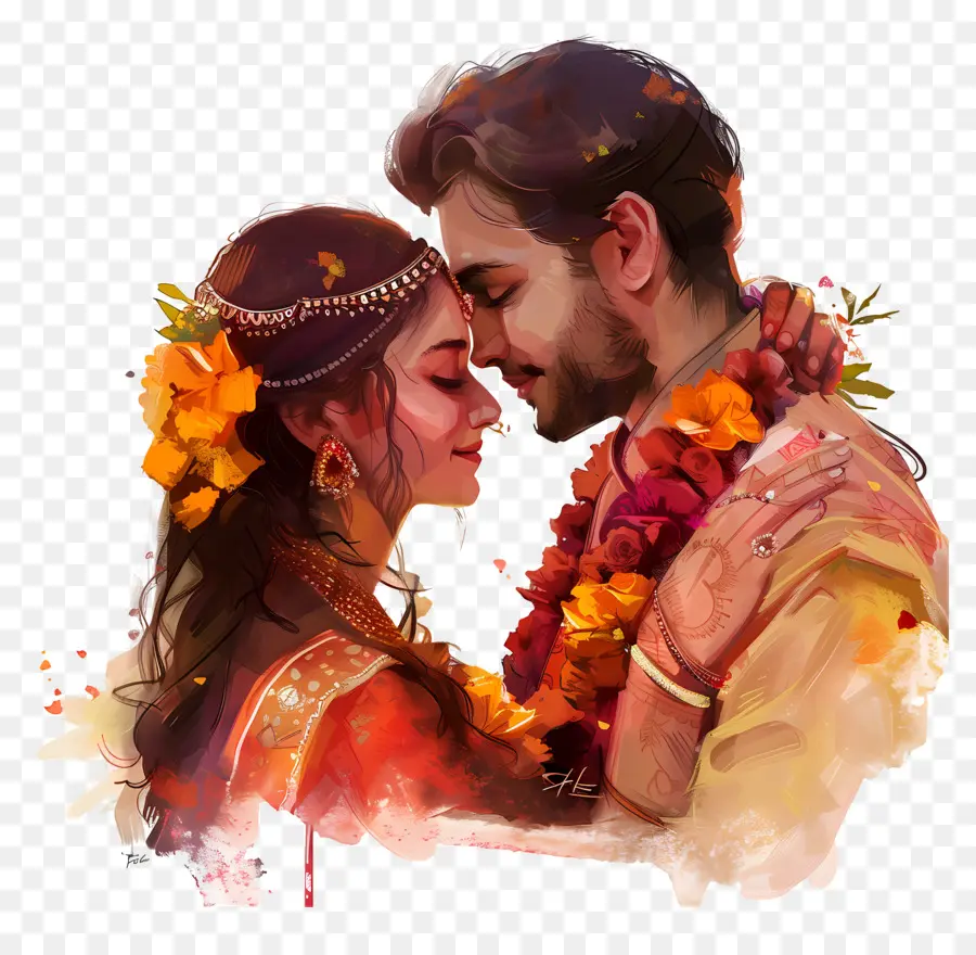 Индуистской свадьбы，традиционный наряд PNG