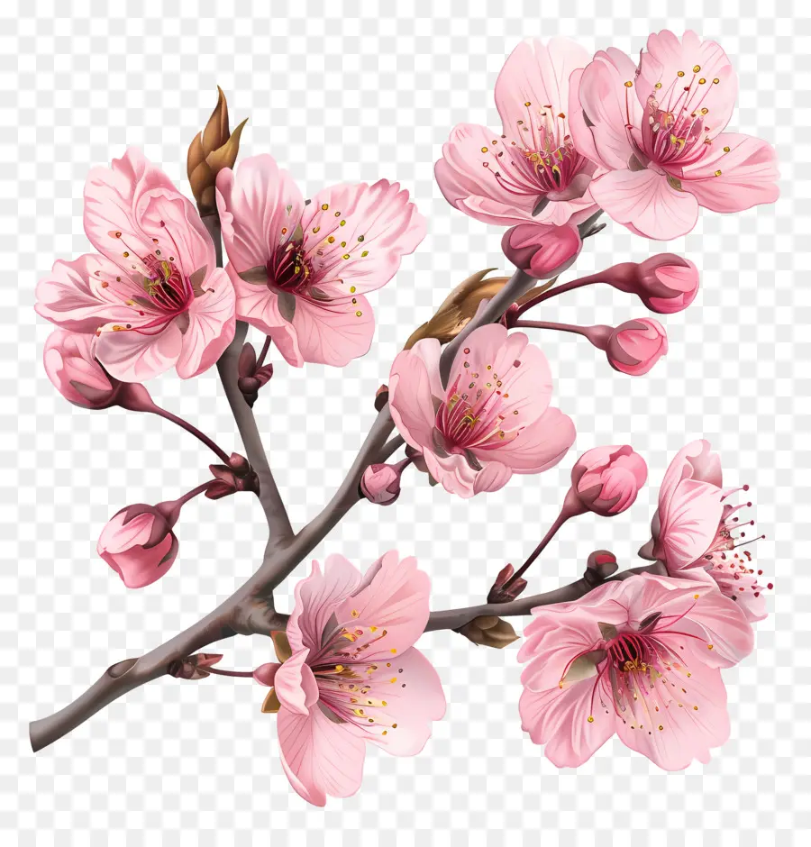 Сакура цветы，Сакура дерево PNG