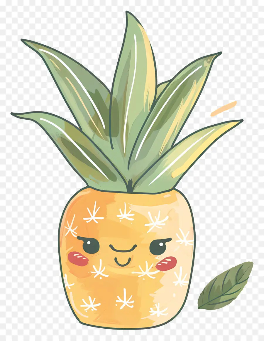 Pineapple，мультфильм ананас PNG