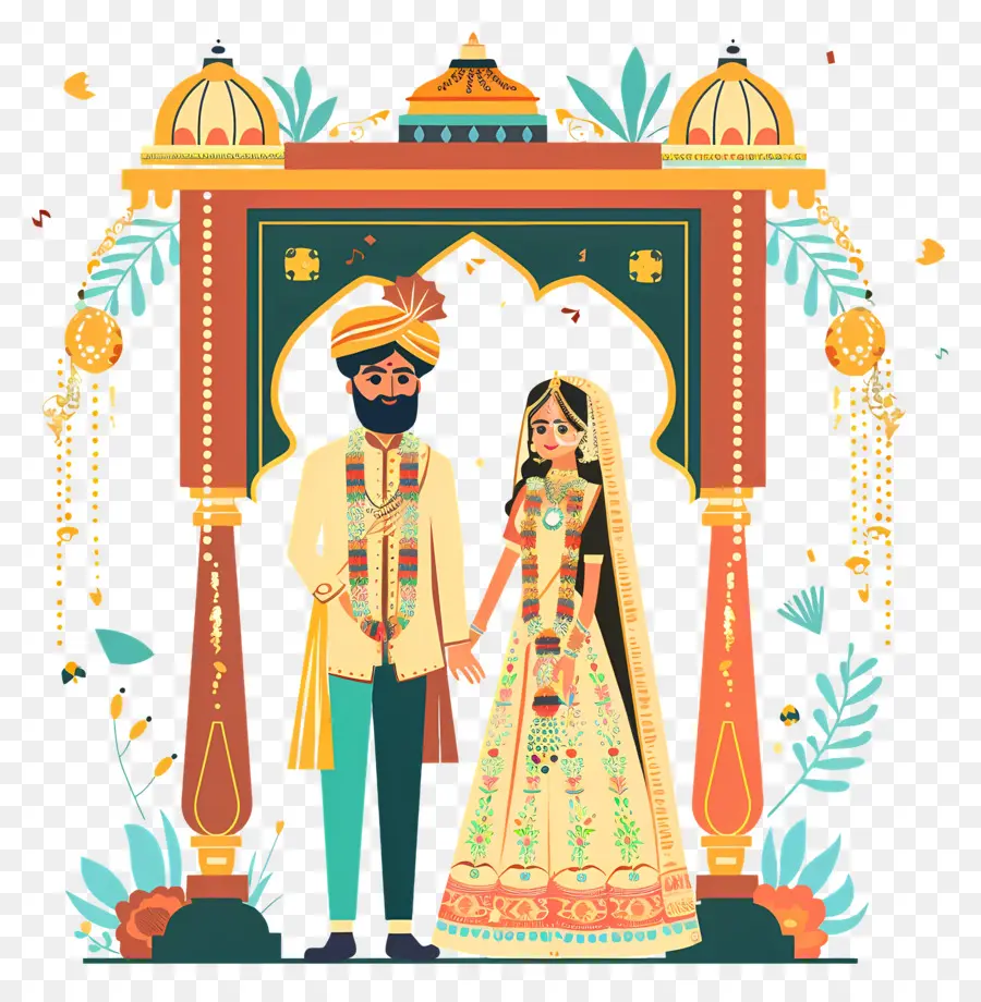 индийская свадьба，невеста PNG