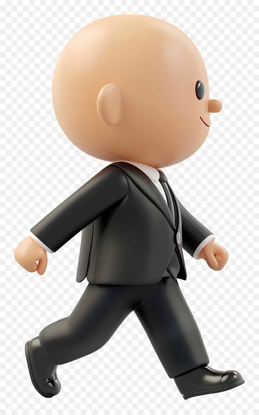 бизнесмен ходить，персонажа из мультфильма PNG