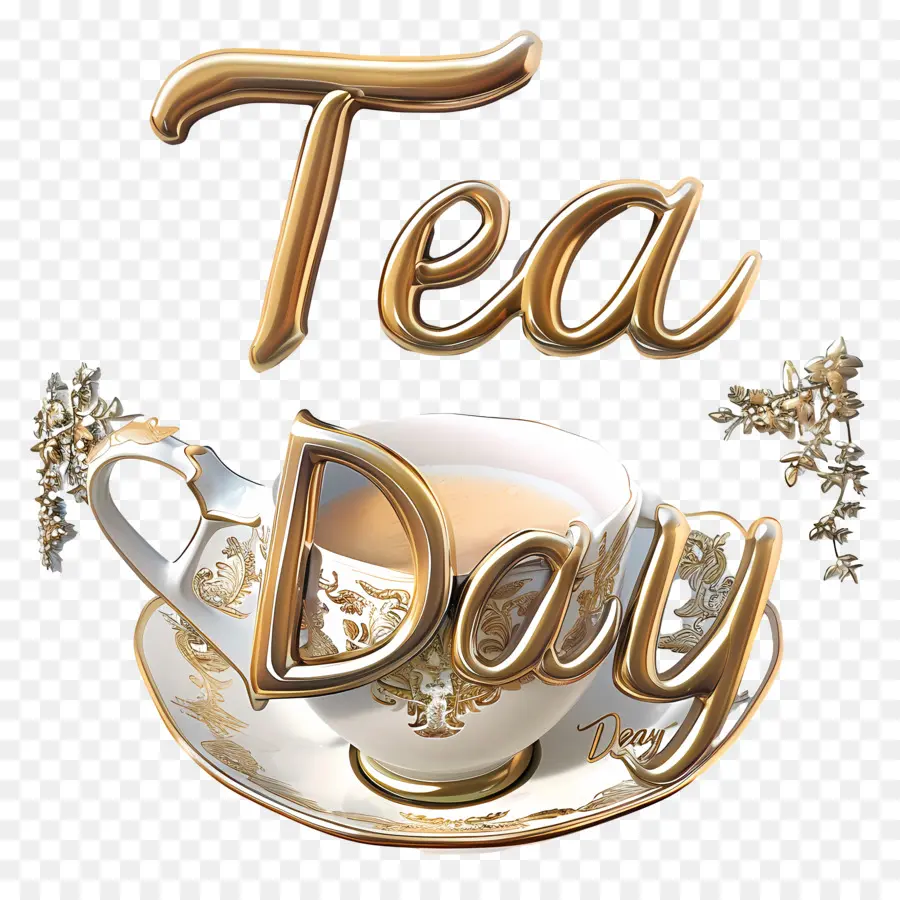 Международный день чая，чашка чая PNG