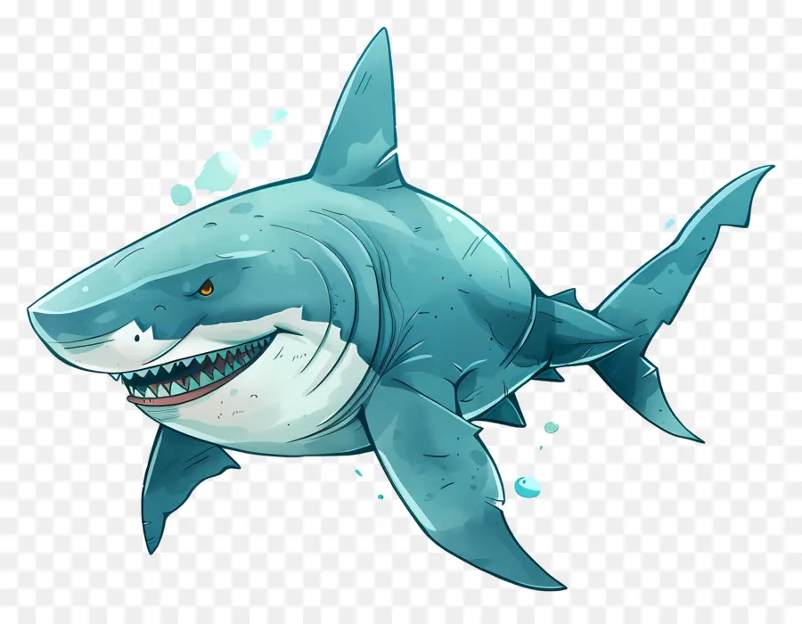 Бычья акула，Синяя акула PNG