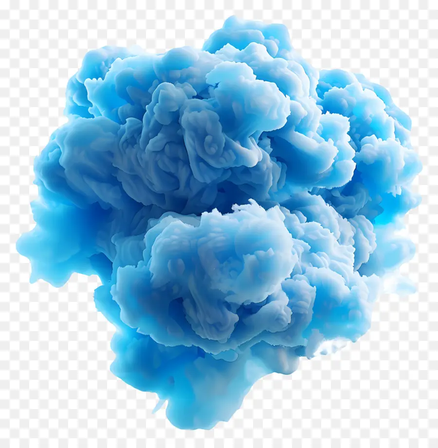 облако，синий дым PNG