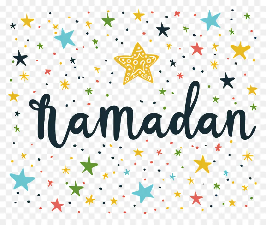Рамадан，Звезды PNG