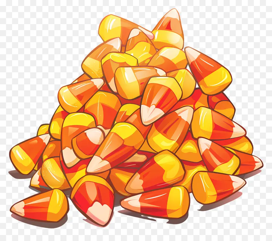 конфеты кукурузы，Хэллоуин PNG