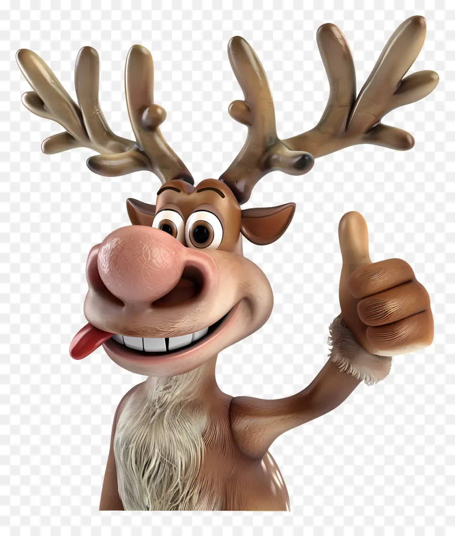 палец вверх，Reindeer PNG