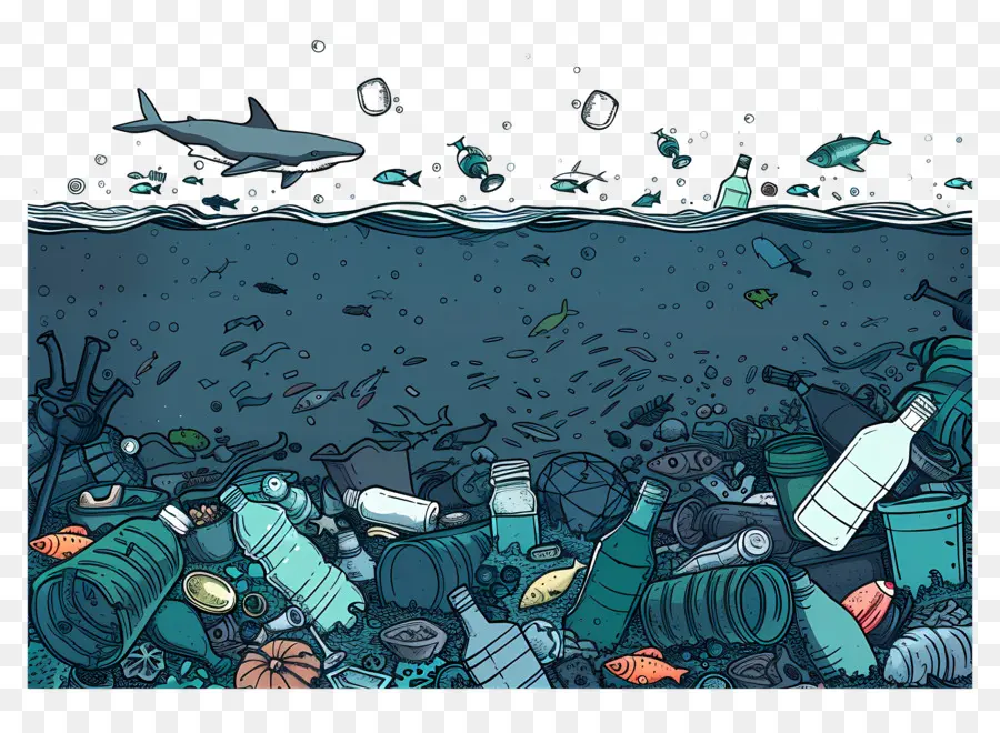 пластиковых отходов，воздействие на окружающую среду PNG
