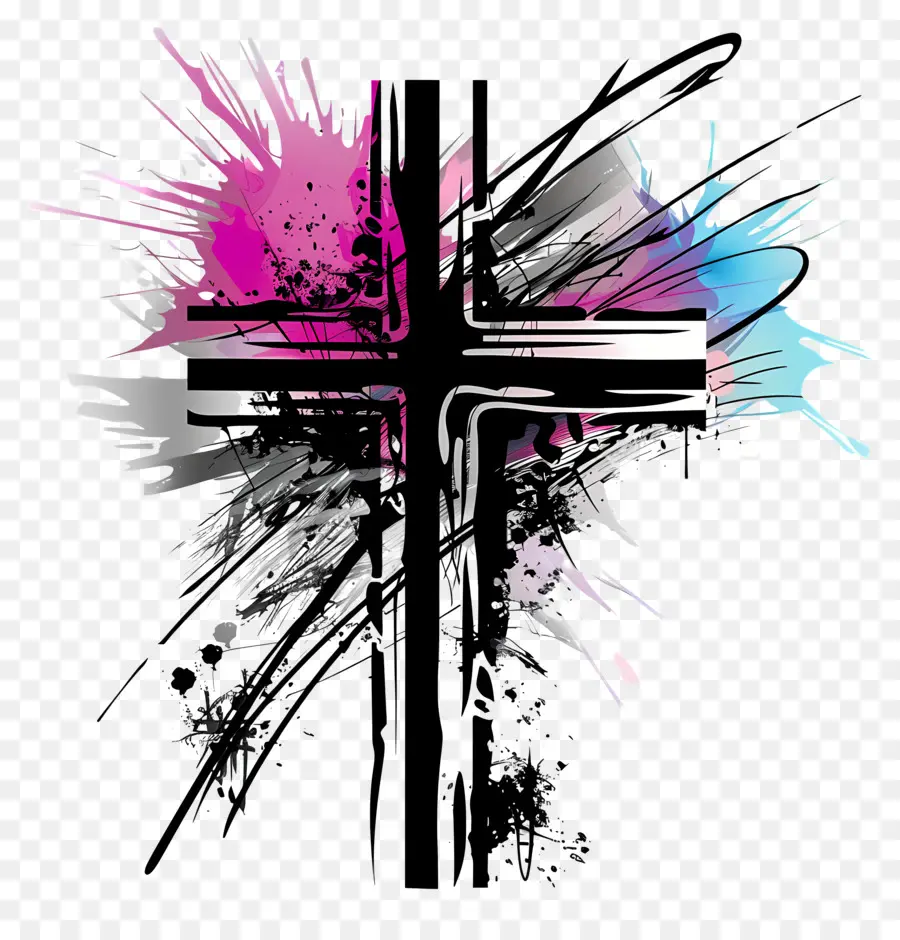Христианский крест，Абстрактное искусство PNG