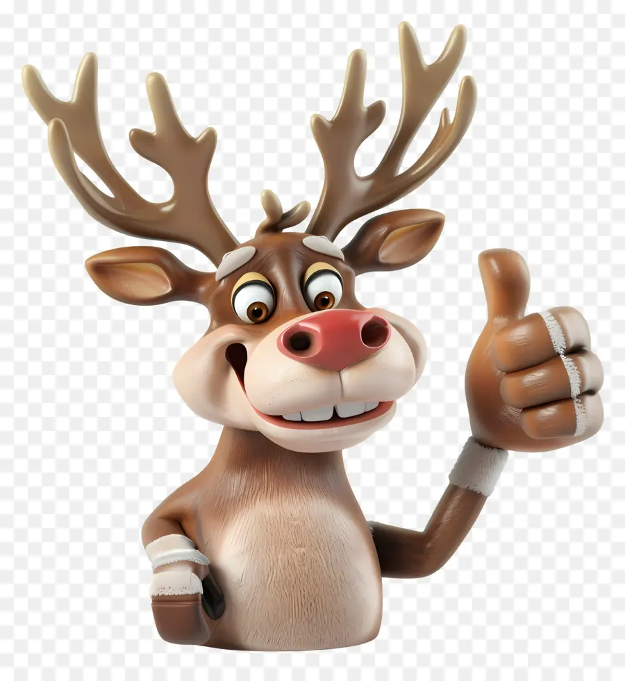 палец вверх，Reindeer PNG