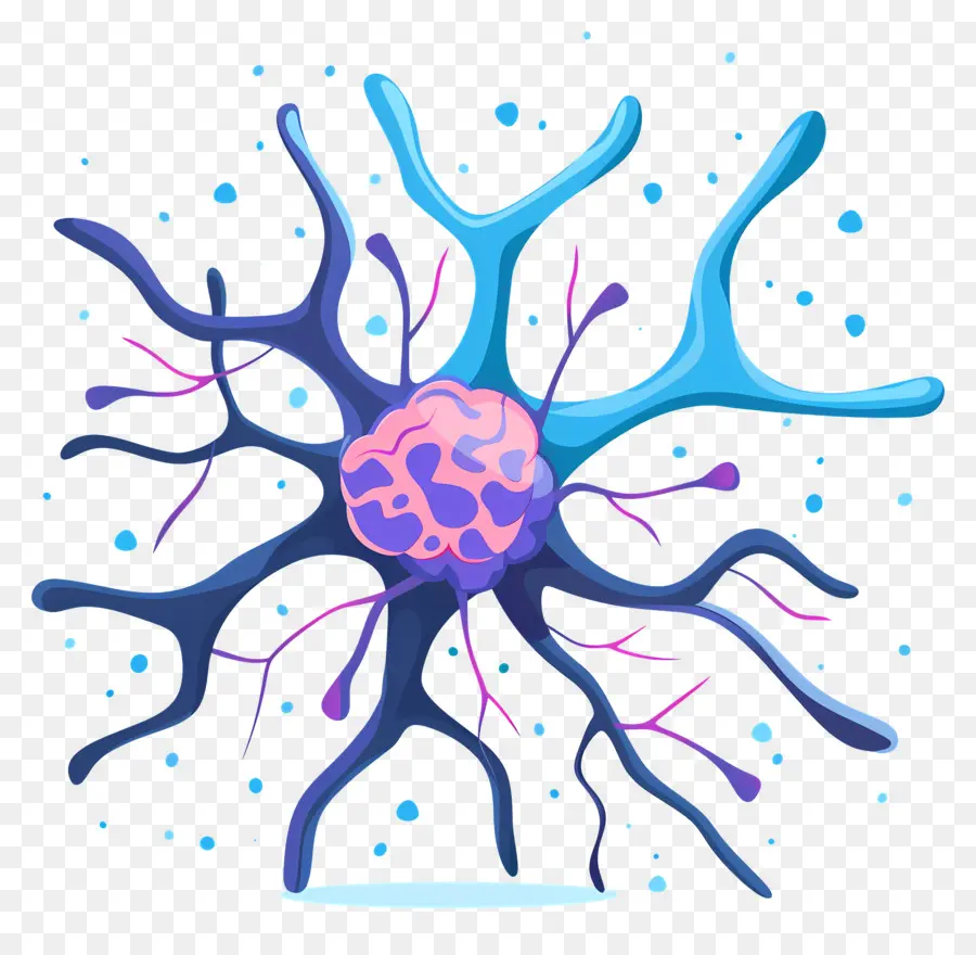 нейроны，Клетки мозга PNG