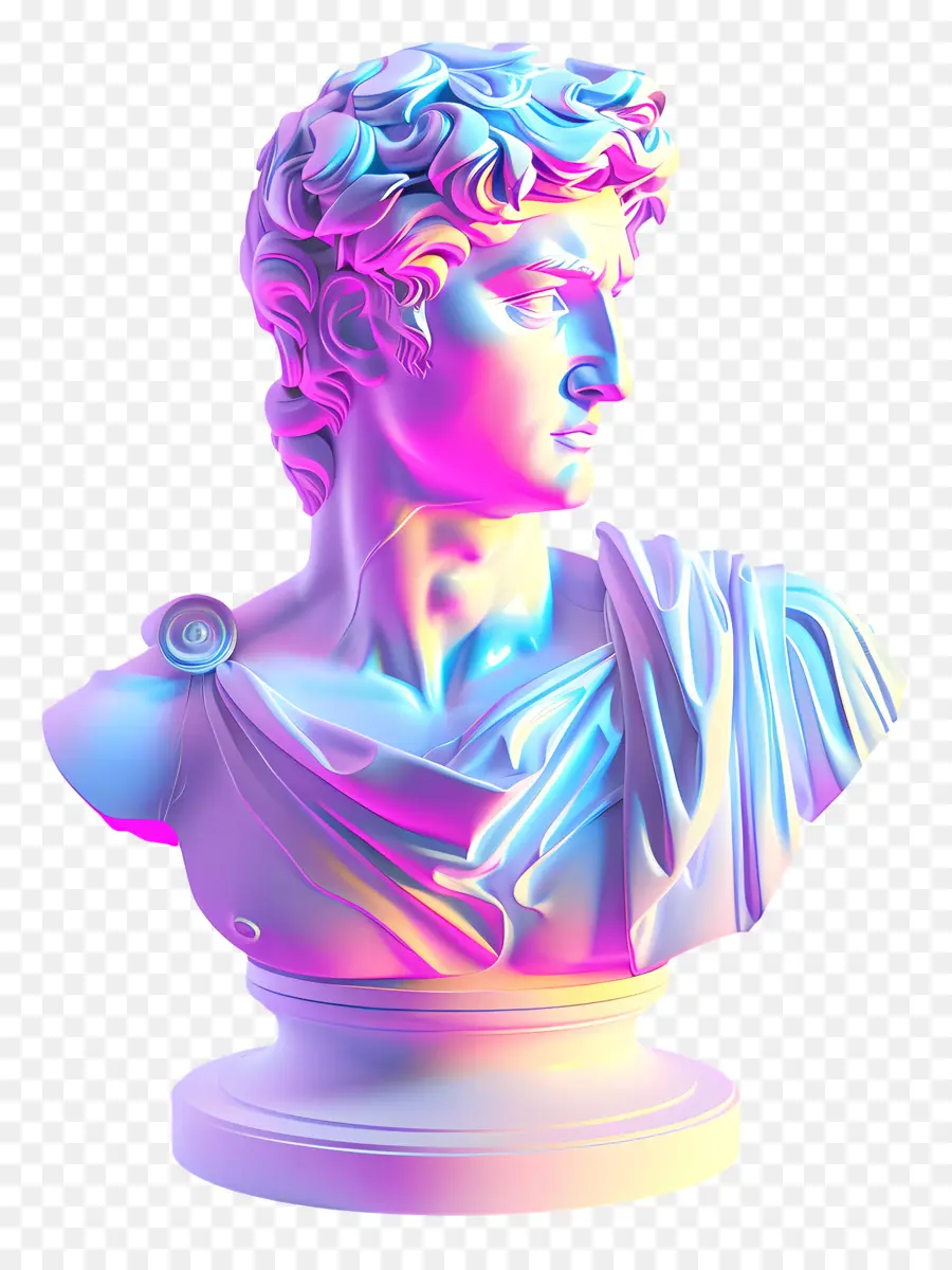 статуя Vaporwave，Vaporwave PNG