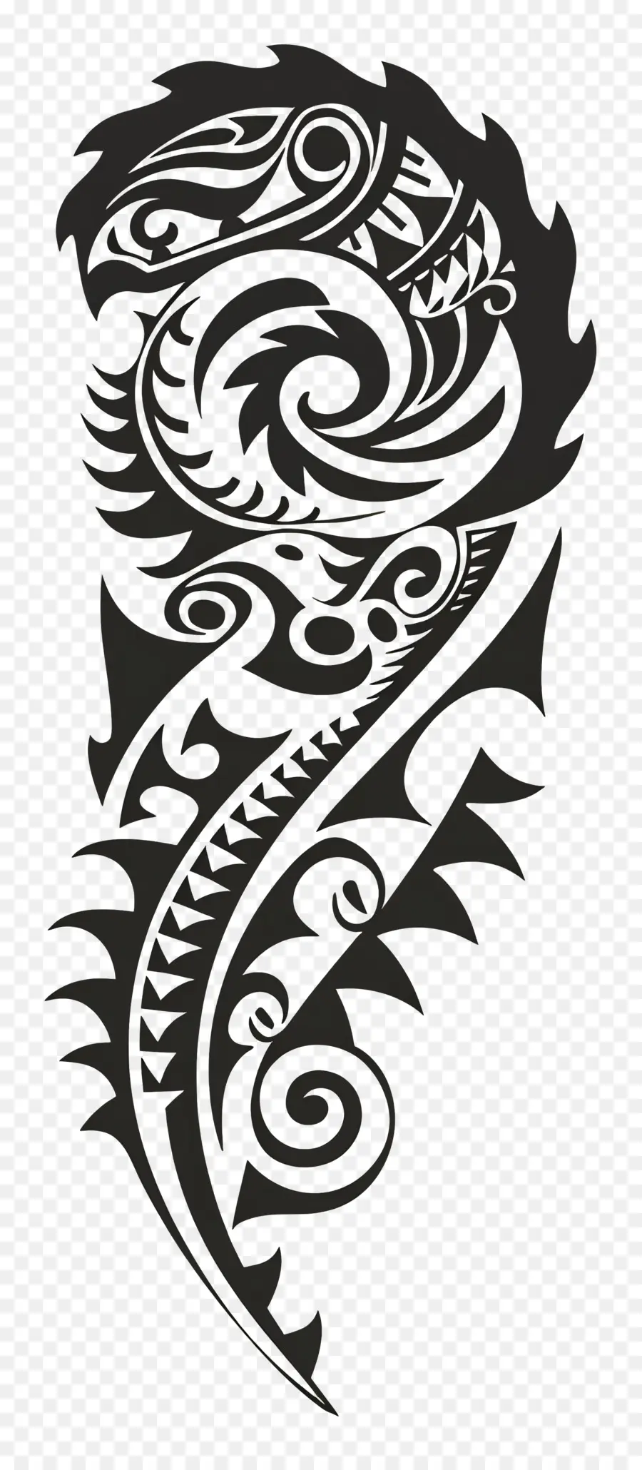 маори татуировки，акула татуировки PNG