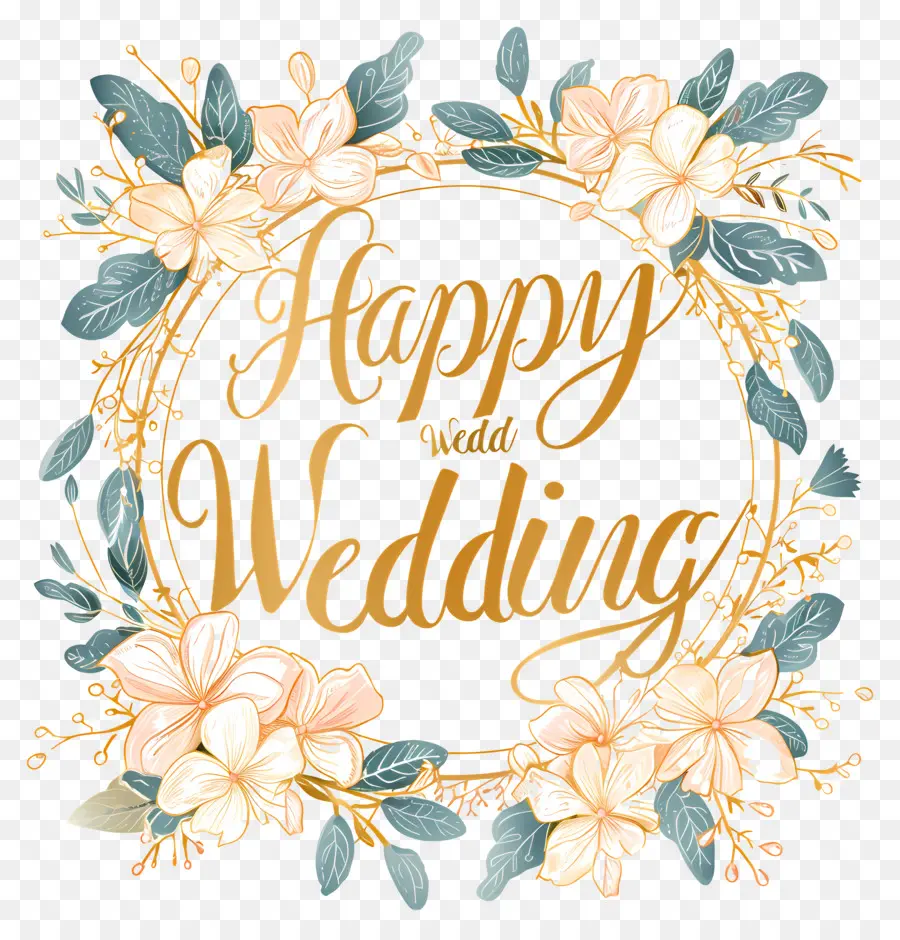 счастливая свадьба，свадебный баннер PNG
