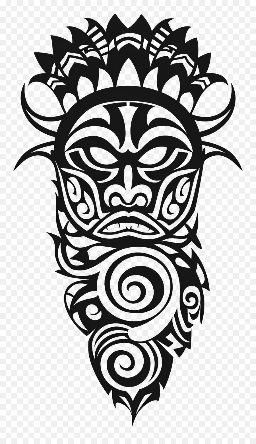 маори татуировки，племенной PNG