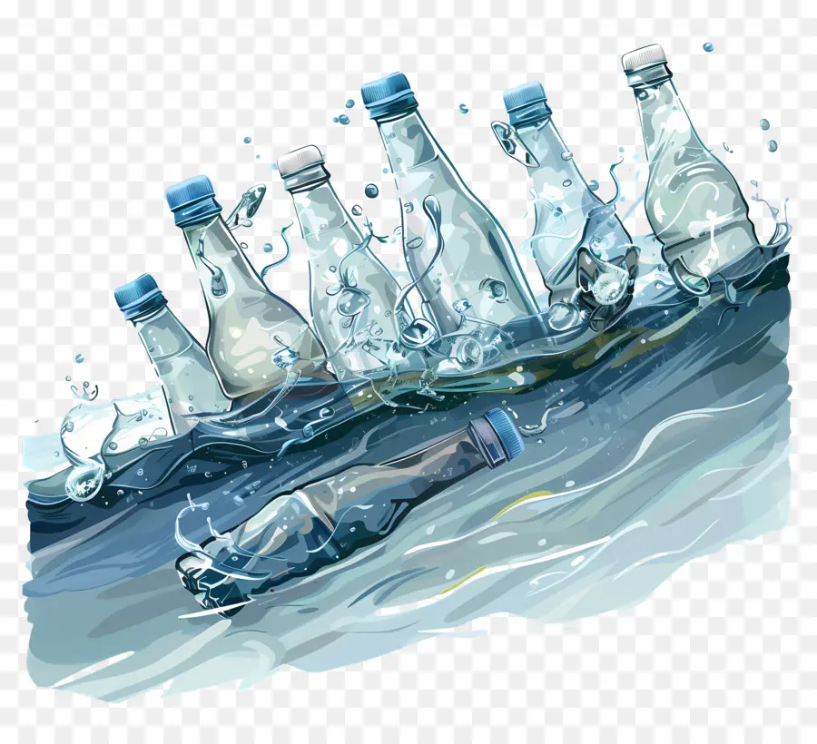 пластиковые бутылки，воздействие на окружающую среду PNG