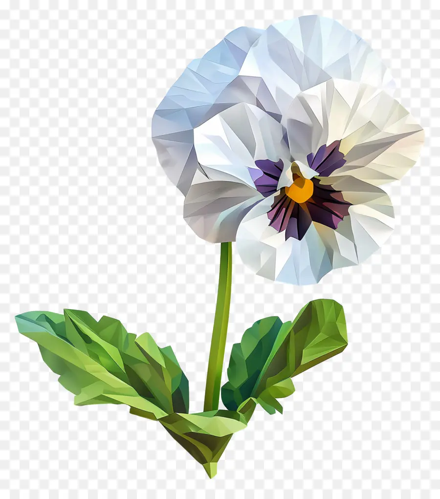Цифровое цветочное искусство，белый цветок PNG