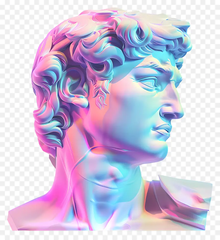 статуя Vaporwave，Vaporwave PNG