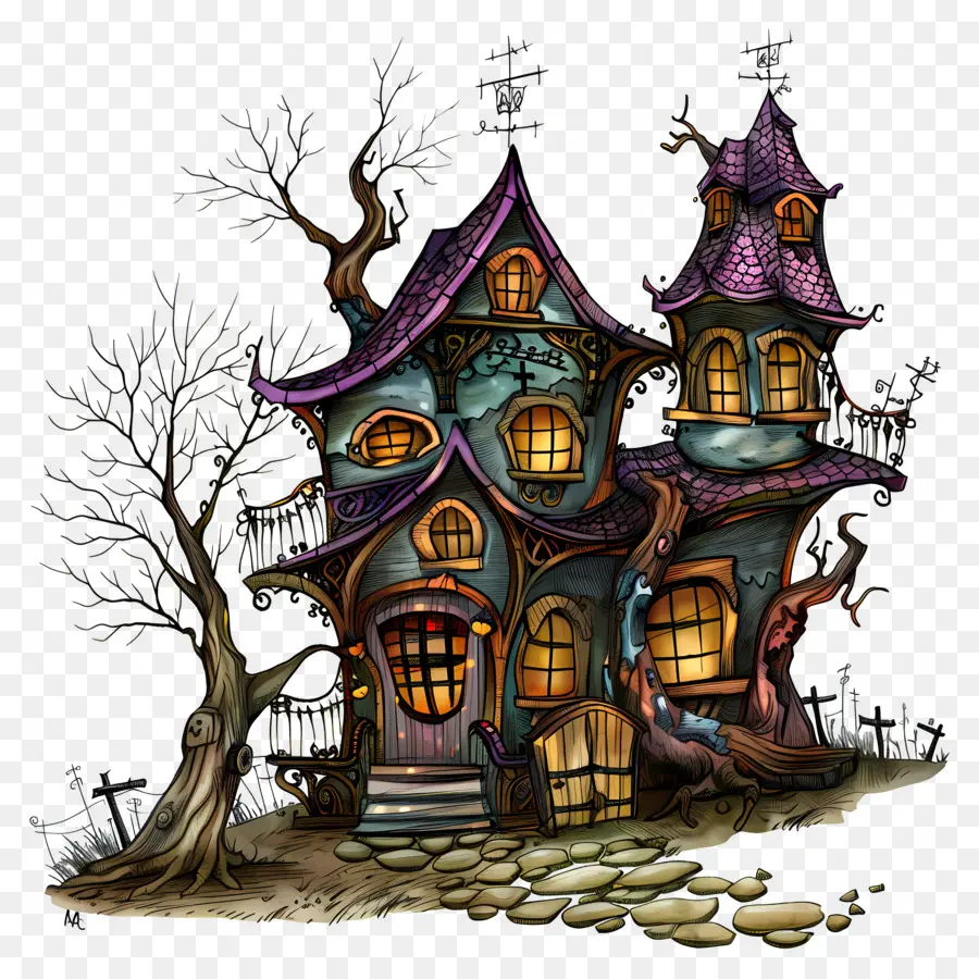 Дом с привидениями，Eerie PNG