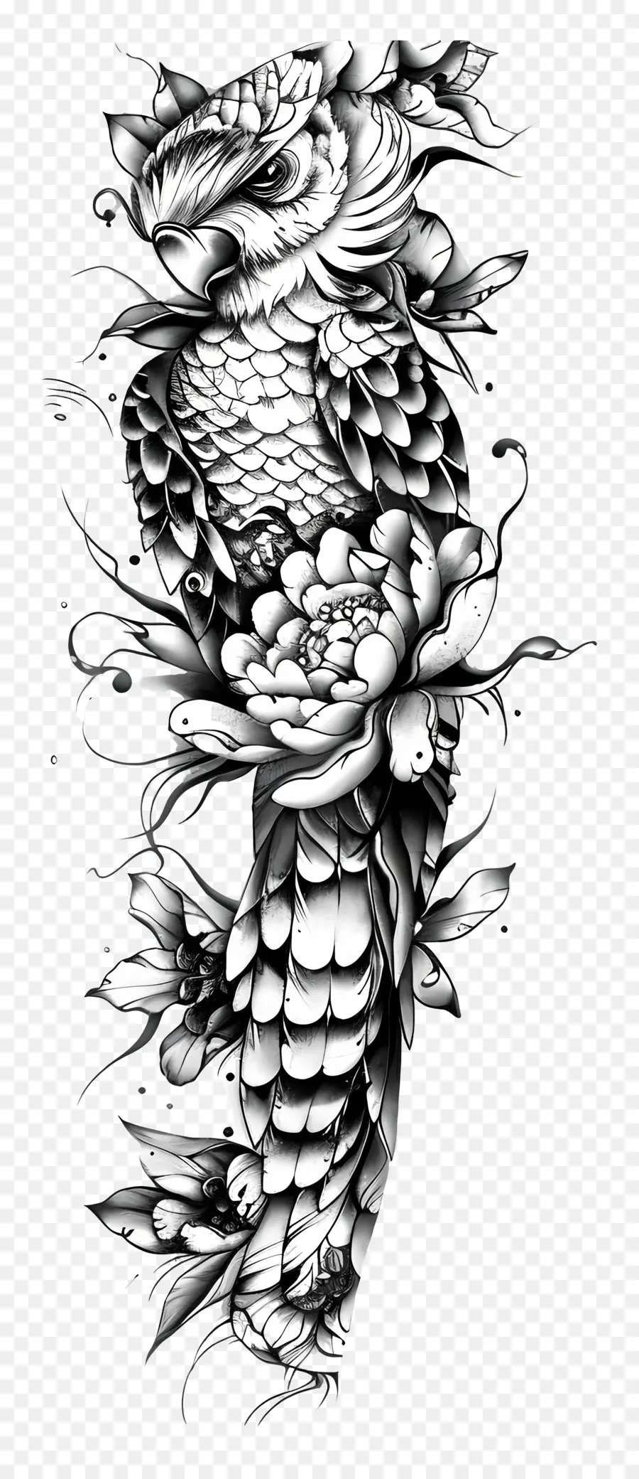 Рукав татуировки，Eagle Tattoo PNG