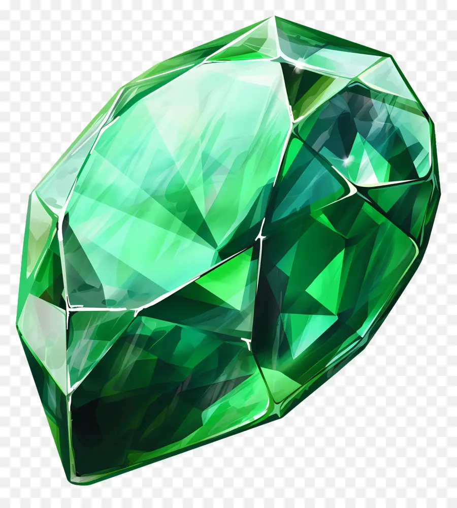 Изумрудный драгоценный камень，Зеленый драгоценный камень PNG