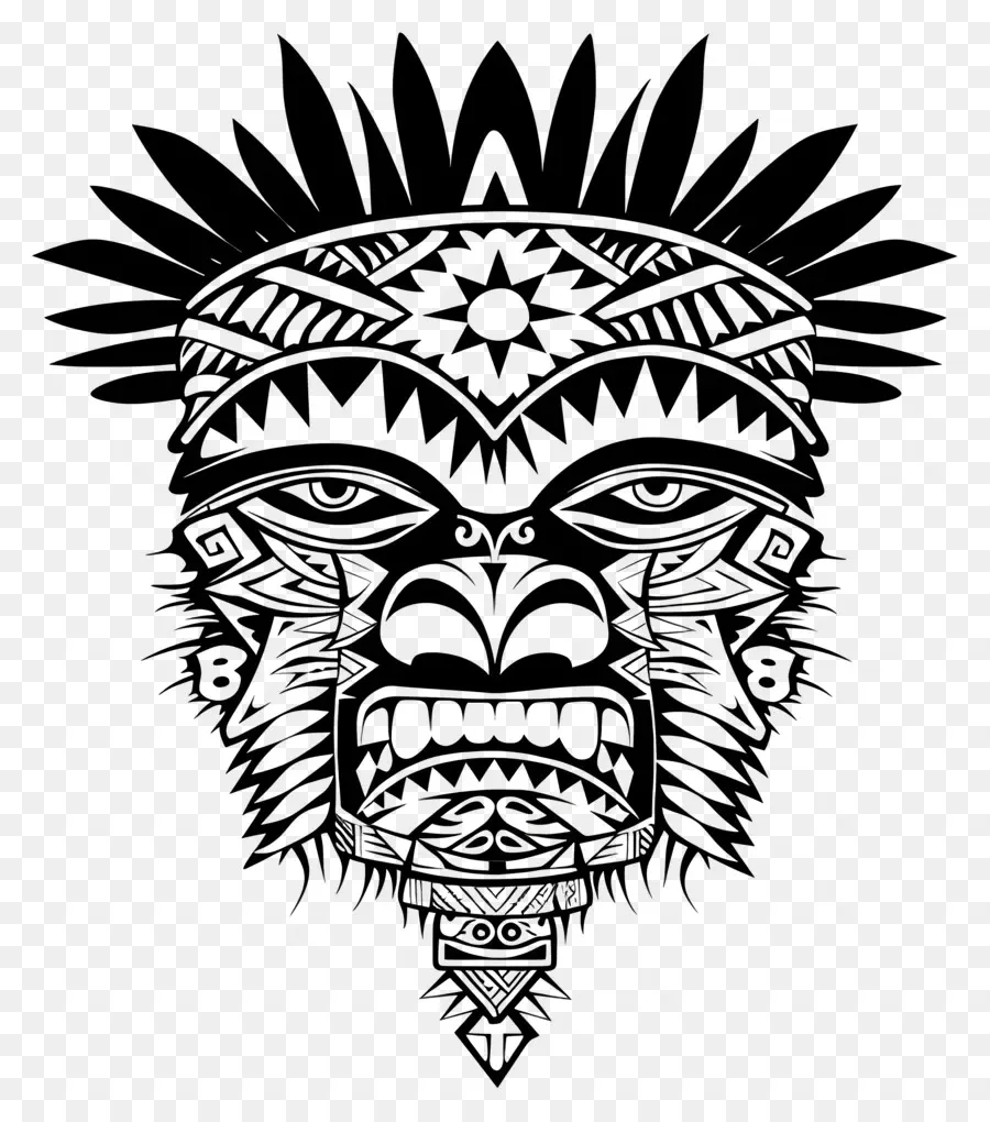 Полинезийская татуировка，племенные татуировки PNG