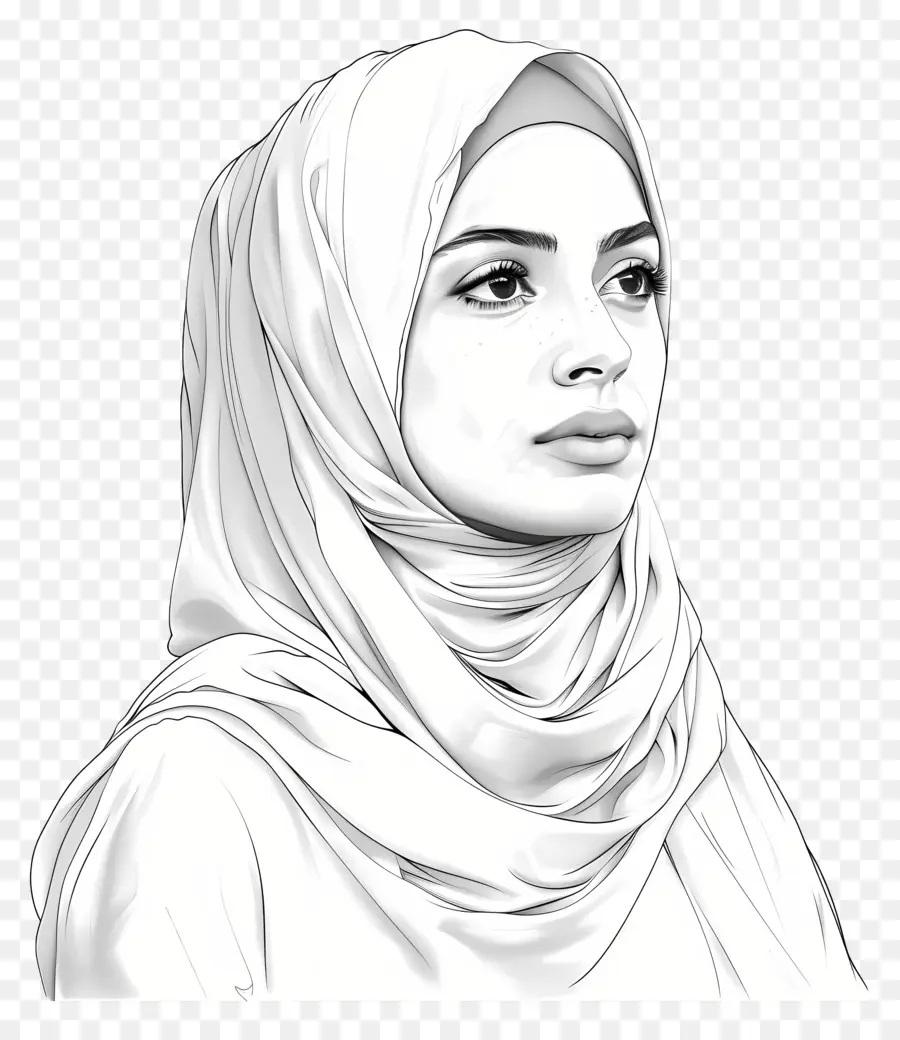 Хиджаб，Исламская женщина PNG