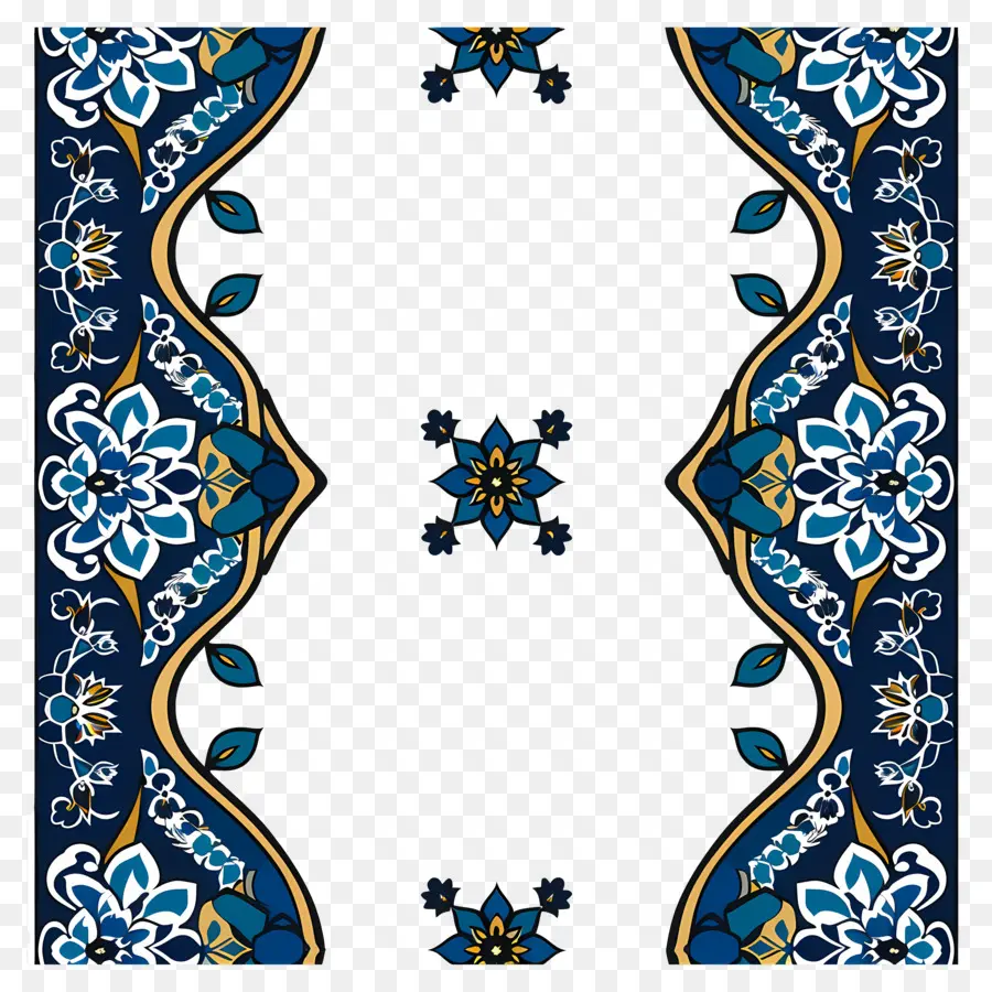 мотив граница исламская модель，Floral Pattern PNG