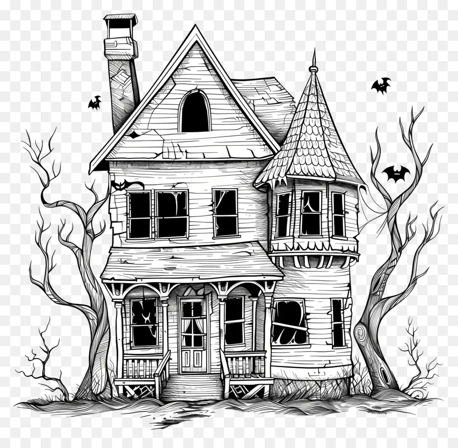 Дом с привидениями，Готическая архитектура PNG
