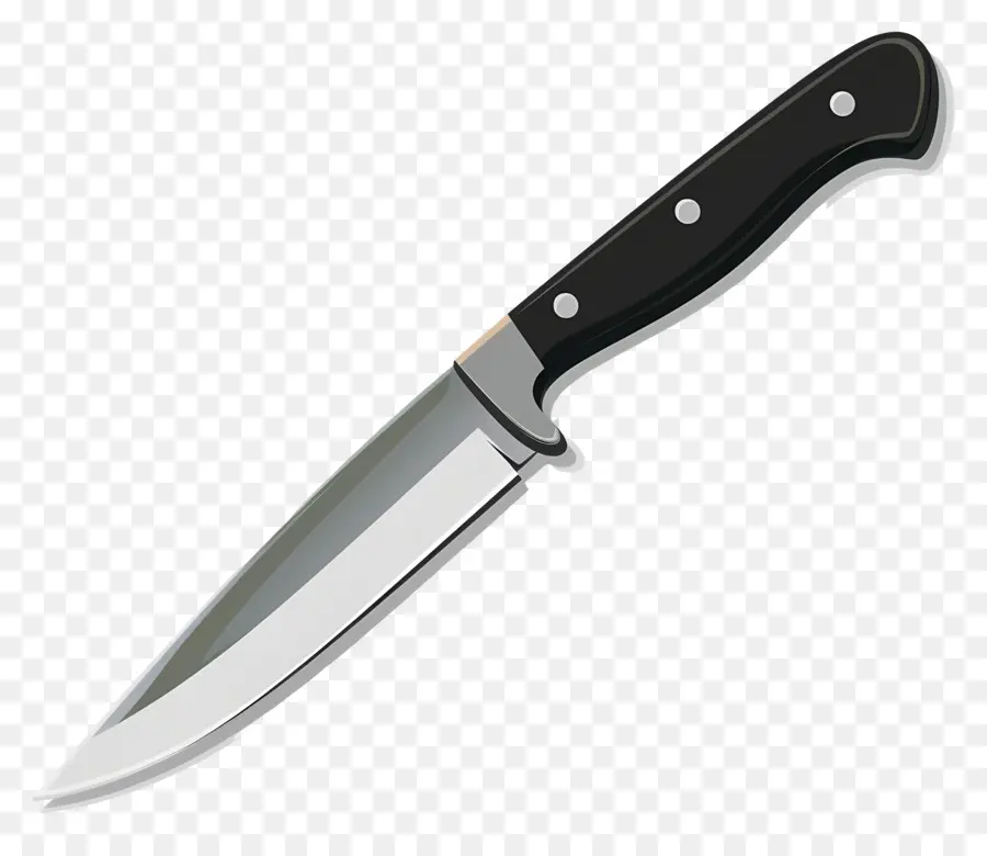 Нож，черная нож из нержавеющей стали PNG