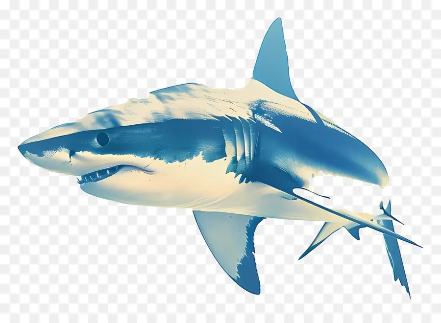 Акула，белая акула PNG
