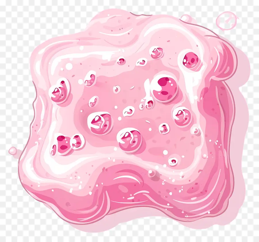 мыльной пеной，розовые пузырьки PNG