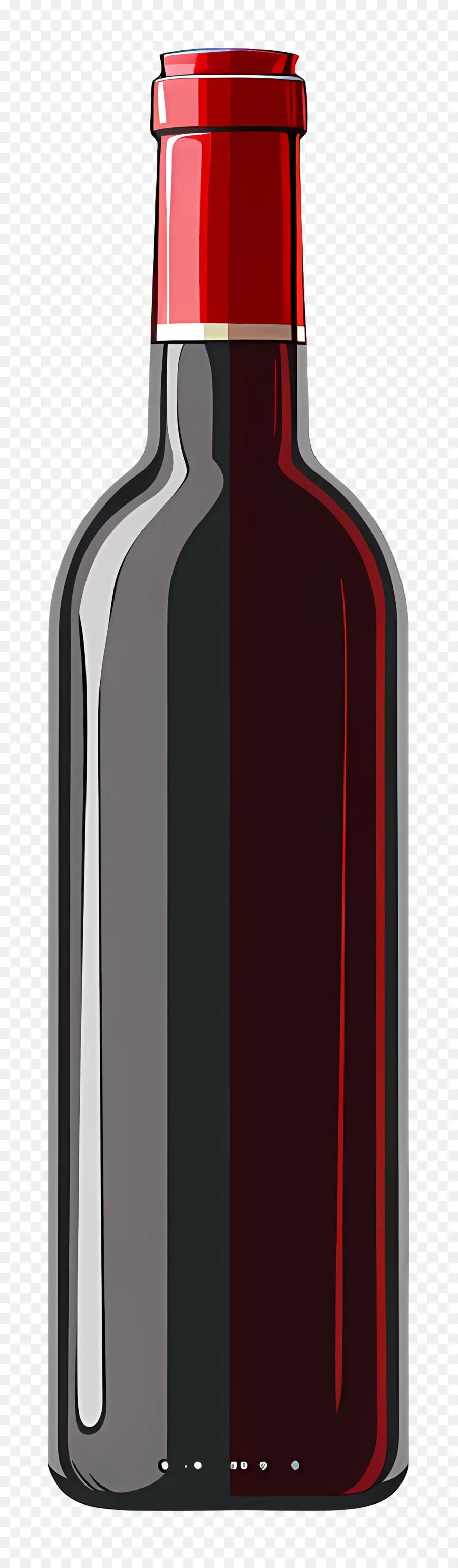 бутылки вина，Красная стеклянная бутылка PNG