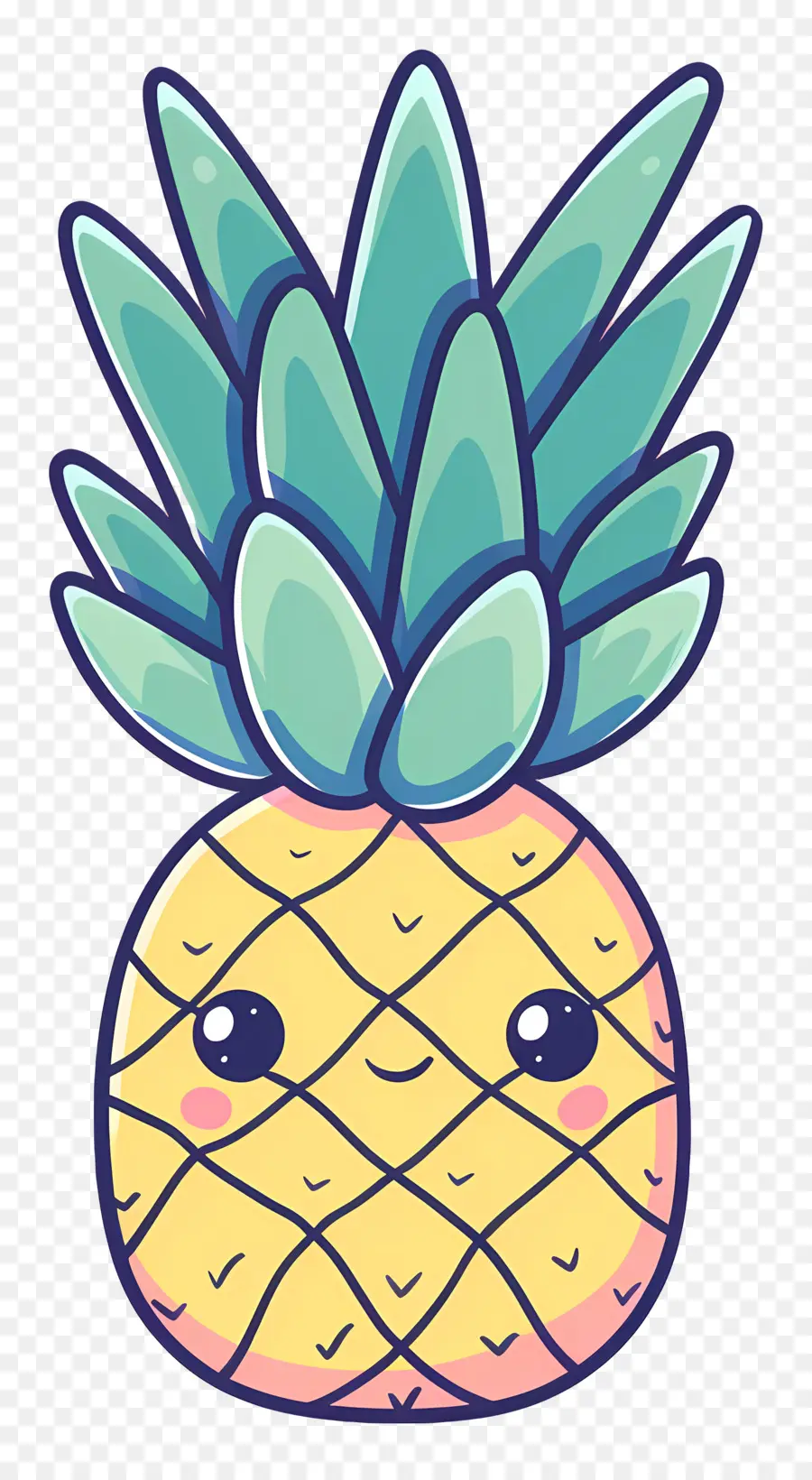 Pineapple，мультфильм ананас PNG