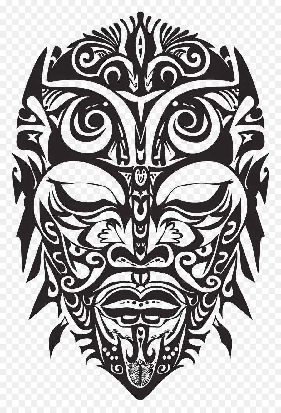маори татуировки，племенные татуировки PNG