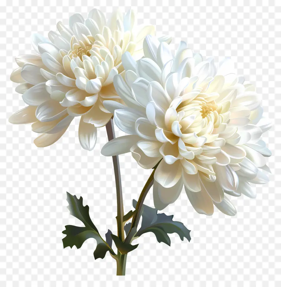 цифровой цветок，Хризантема PNG