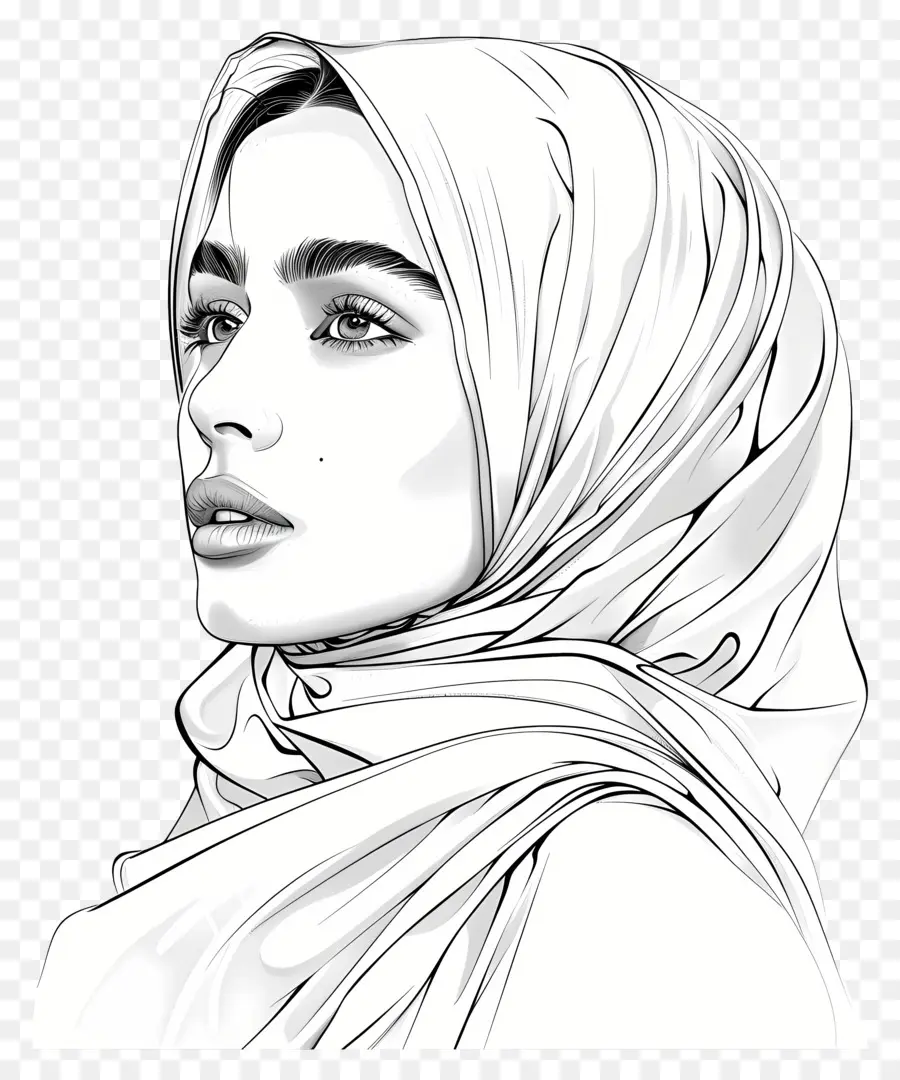 Хиджаб，Исламская женщина PNG