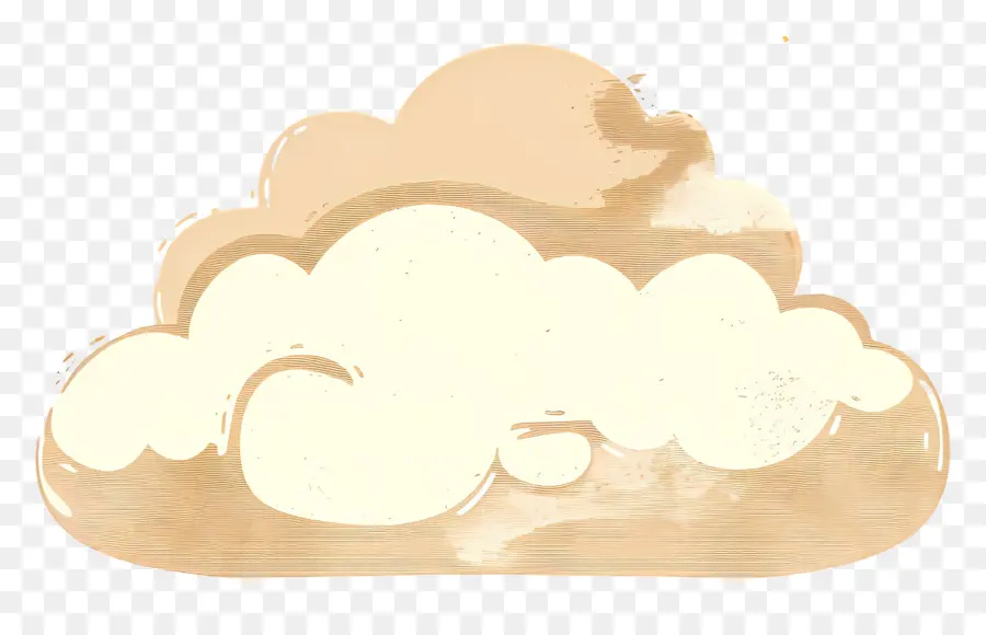 облако，акварельное облако PNG