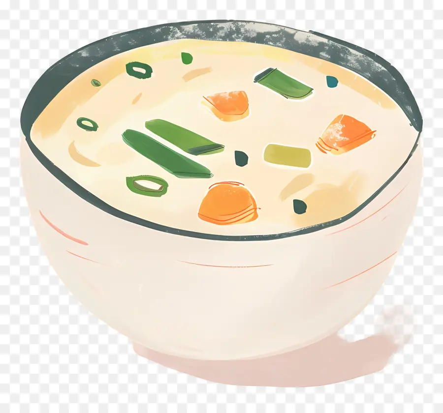 Суп，куриный суп с лапшой PNG