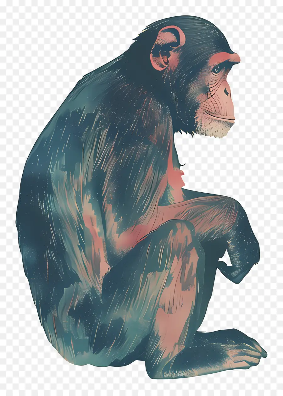 Обезьяна，Шимпанзе PNG
