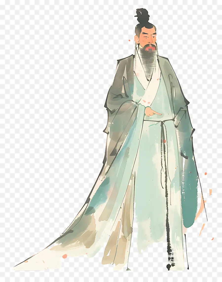 цюй Юань，средневековый воин PNG