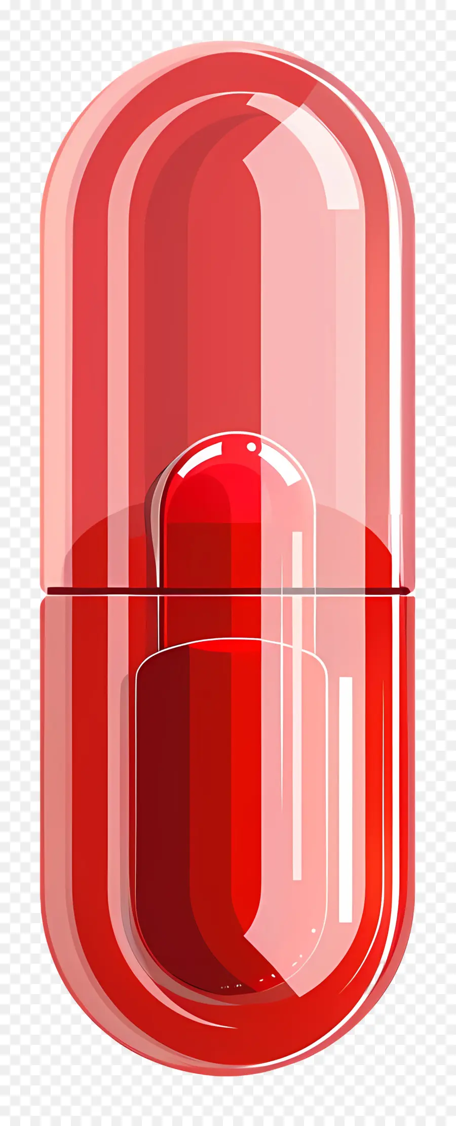 Капсулы，Красная стеклянная бутылка PNG